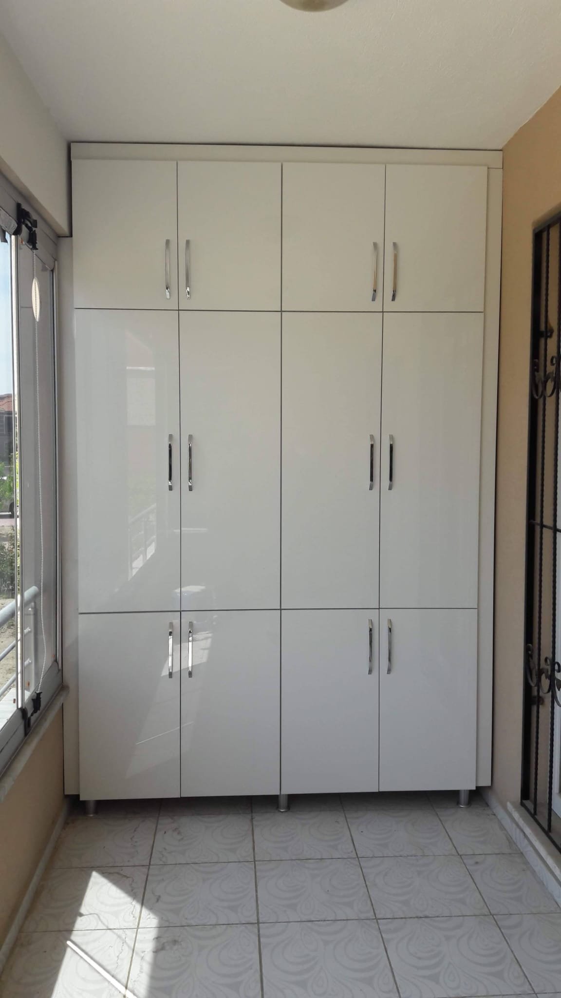 Balkon dolapları ve malzemeleri tasarımı ve üretimi
